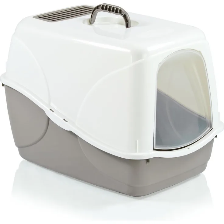 Ollesch Katzentoilette Buffy mit Haube und Filter 54 x 38,5 x 38 cm