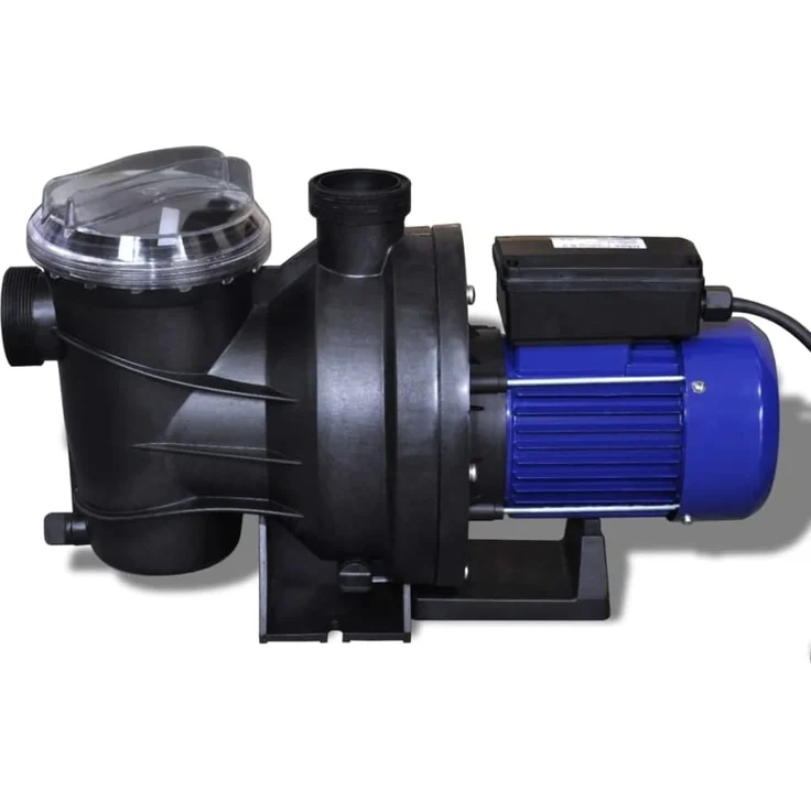 vidaXL Schwimmbadpumpe Umwälzpumpe Poolpumpe Pumpe elektronik blau 1200W – Bild 3