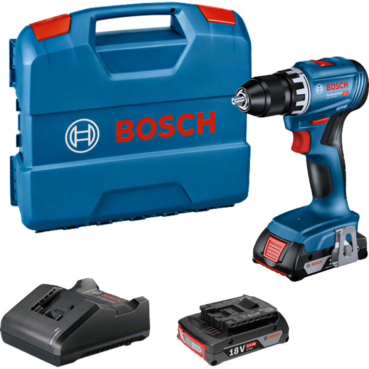Bosch Professional Professional GSR 18V-45 (CC) Akku-Bohrschrauber (2x2,0Ah) (06019K3202)