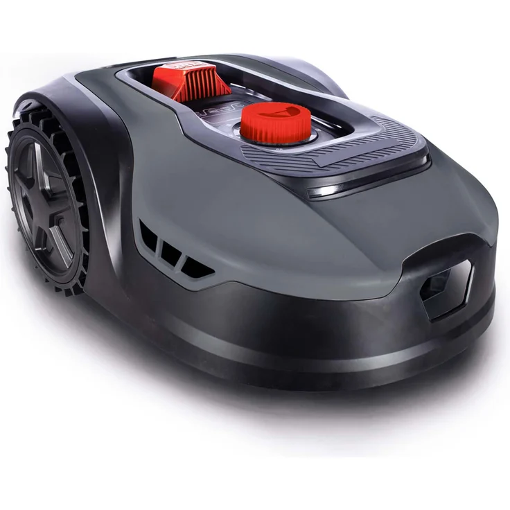 Scheppach Mähroboter RLM500W bis zu 400 qm² | 18cm Schnittbreite | 20-60 mm Schnitthöhe | Regensensor | WiFi & BT | App gesteuert | 35% Steigung | inkl. Station, 9 Messer, 100m Kabel & 130 Bodenhaken – Bild 4