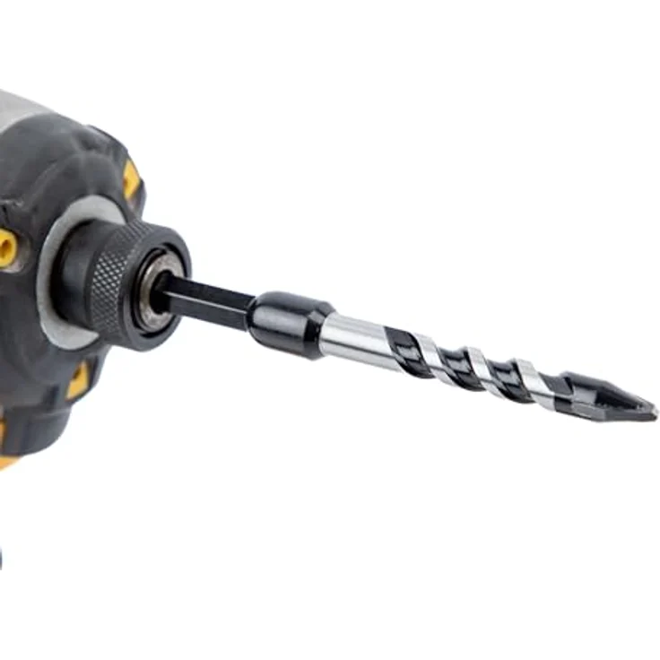 C.K Tools Vorteck HD Stein und Fliesenbohrer 8mm x 105mm, schlagfeste Hartmetall-Pfeilspitze, 1/4 Zoll Hex Quick Lock Schaft für Ziegel, Beton und Keramik – Bild 4