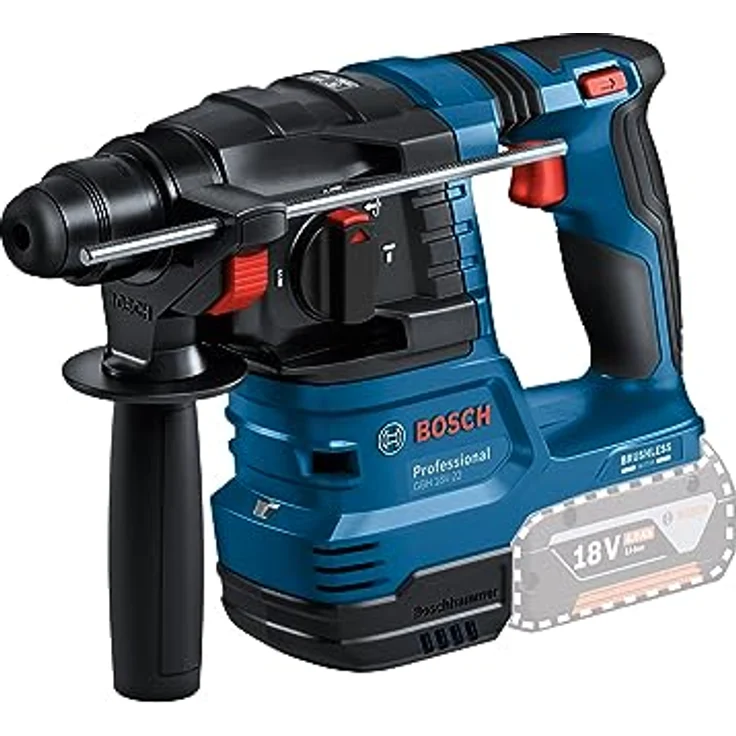 Bosch Professional 18V System Akku-Bohrhammer GBH 18V-22 (mit SDS plus, ideal zum Bohren von 6- bis 10-mm-Löchern, KickBack Control und Vibration Control) – Bild 1