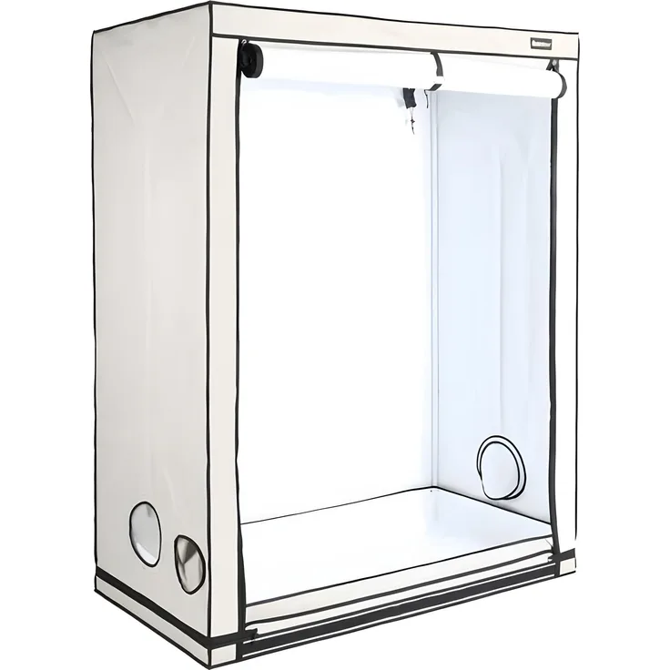 Homebox R150 Ambient, Gewächshaus für 3 Pflanzen, lichtdicht, beige, 150x80x200 cm