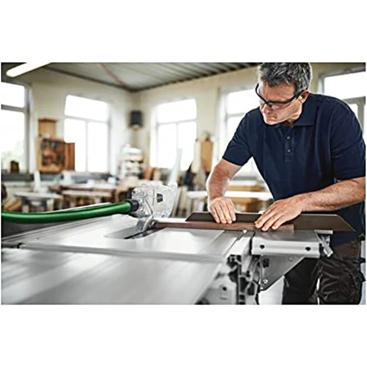 Festool Schiebetisch ST TKS 80 – 575827, Zubehör für Tischkreissäge mit Kunststoffrollen für Kappschnitte bis 920 mm – Bild 2
