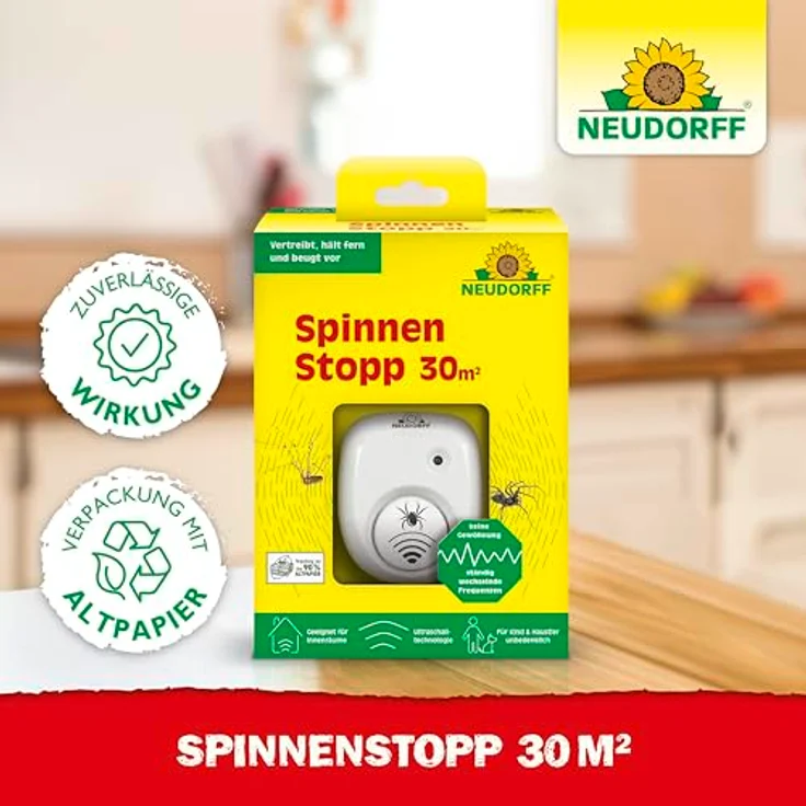 Neudorff SpinnenStopp Spinnen Vertreiber Vergrämer Ultraschall für 30m² – Bild 5