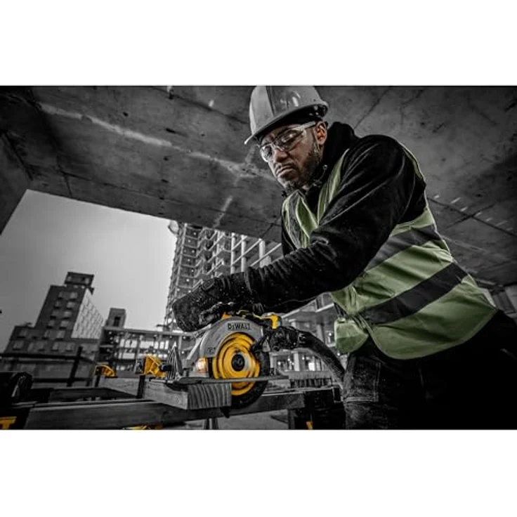 DeWALT Akku-Handkreissäge DCS565NT, Air-Lock, Sägeblatt- 165mm, einsetzbar mit Führungsschiene, 18VDeWALT 18V – Bild 8