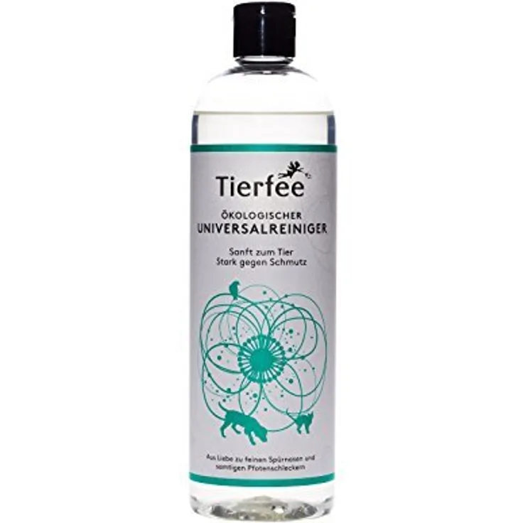 Tierfee Universalreiniger, 500 ml - Vegan, Duftstofffrei und Allergikerfreundlich