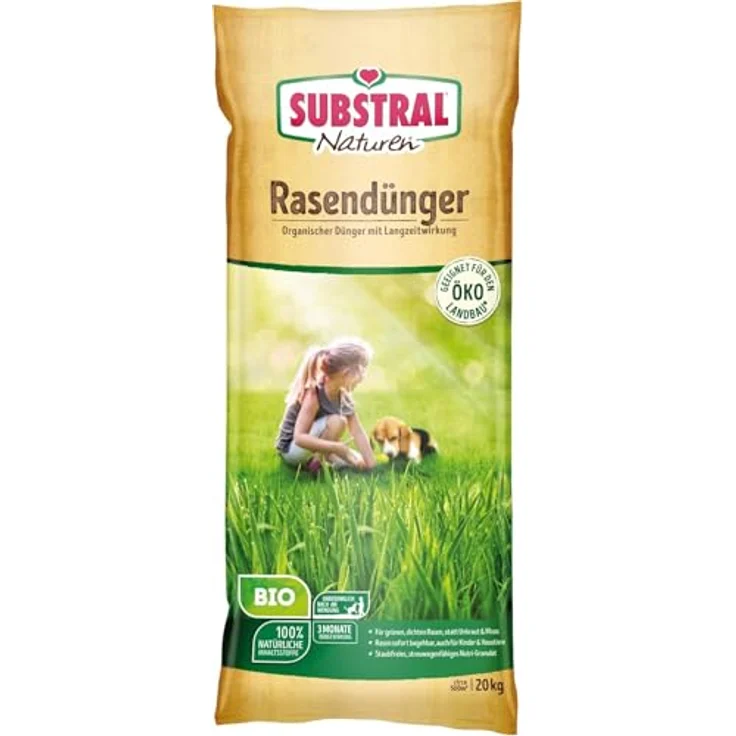 Substral Naturen Bio Rasendünger 500 20 kg – Bild 2