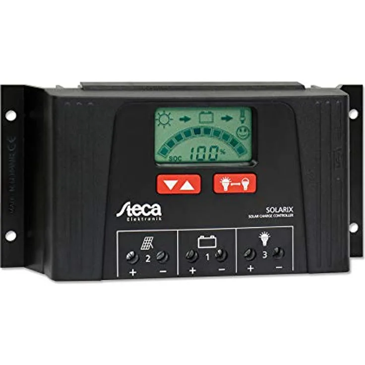 STEGA Steca Solarix 2525 Laderegler PWM 12 V, 24V 25A, Solar-Laderegler, Art.-Nr. 755014