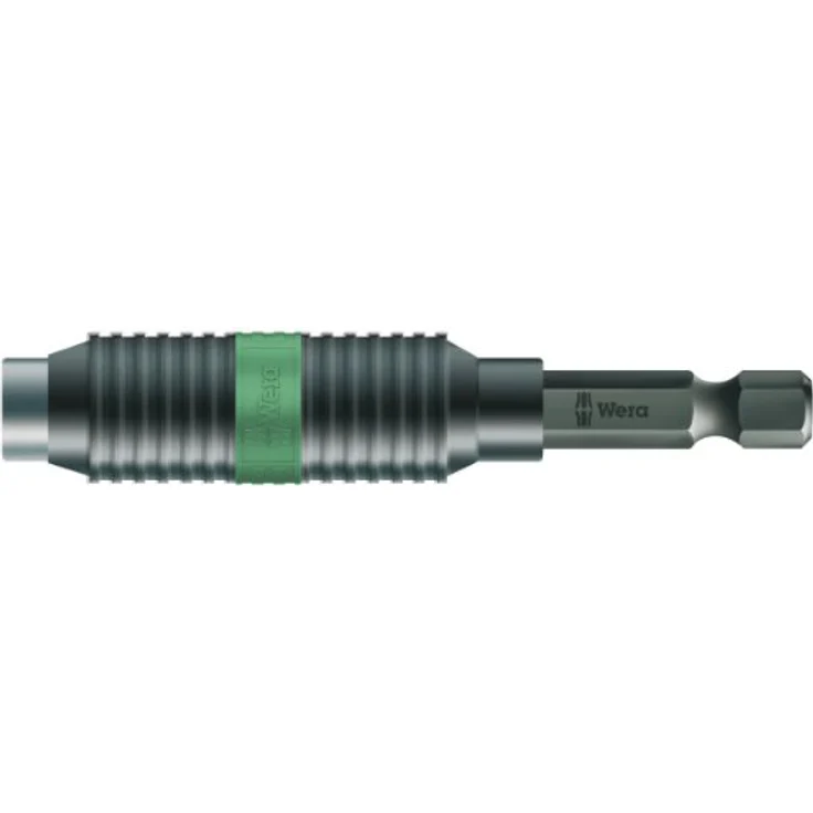 Wera Bithalter 897/4 R, Rapidaptor Universalhalter 6,3 mm (1/4) mit BiTorsion Technologie, 75 mm – Bild 1