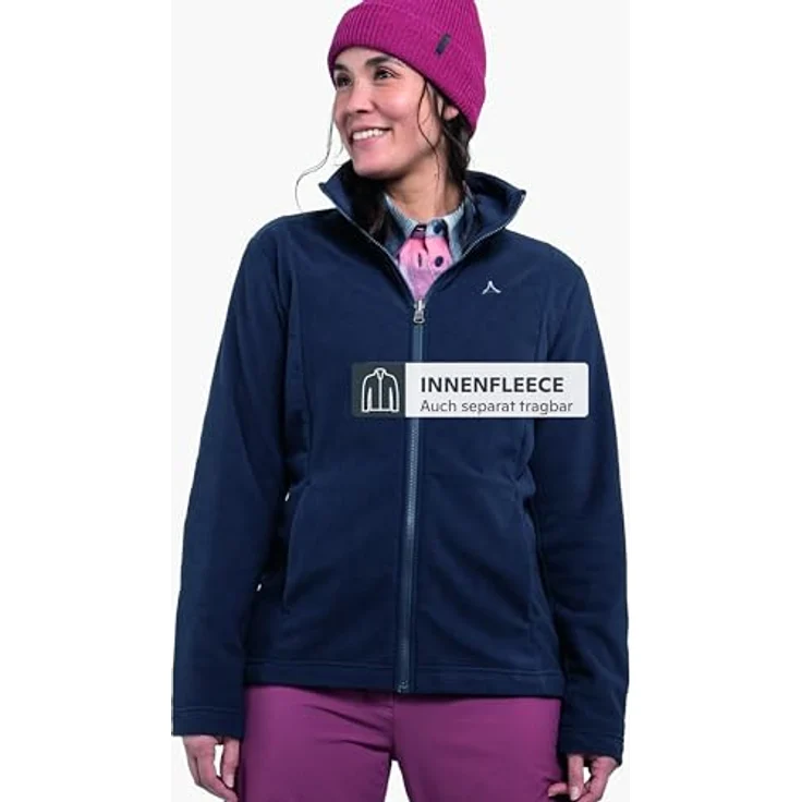 Schöffel Doppeljacke Hiking 3in1 Jacket Style Okere WMS, Outdoor-Arbeitsjacke mit 10.000 mm Wassersäule, für Damen – Bild 5