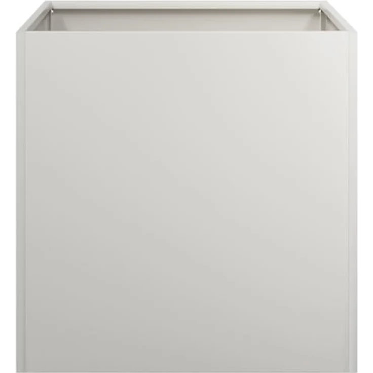 vidaXL Pflanzgefäß 40x40x40 cm Edelstahl, Pflanzschale, Garten-Garten-Pflanzkübel, Outdoor-Pflanzgefäß, Hochbeet, Blumenkasten, korrosions- und rostbeständig – Bild 4