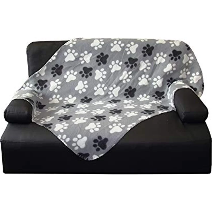 Nobby 60874 Hundedecke Classic Pippa, mikrofaser, polar-fleece, grau, L 100 x 150 cm, waschbar bis 30°C – Bild 3