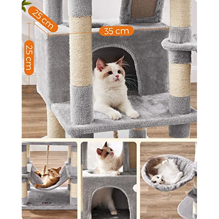 Feandrea Kitty (165 cm, Grey), Katzenbaum – Bild 7