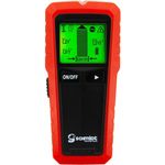 SCHMIDT security tools Leitungsortungsgerät Ortungsgerät CF-13 Wandscanner Multidetektor Balkensucher, digitaler LCD-Display, Farbe: Rot - Preisvergleich