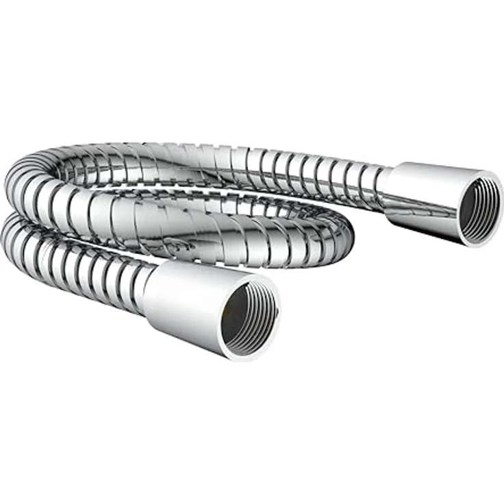 Schütte Brauseschlauch Hogaflex A-1, 80cm, Chrom - Knickfest, Wasserspardichtung, Geld- und Energieersparnis – Bild 1