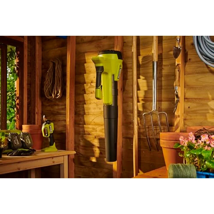 RYOBI RY18BLB-0 Jet-Turbinengebläse, 18-V-Batteriegehäuse, Akku-Laubgebläser mit 160 km/h Luftgeschwindigkeit, Li-Ion Akku – Bild 9