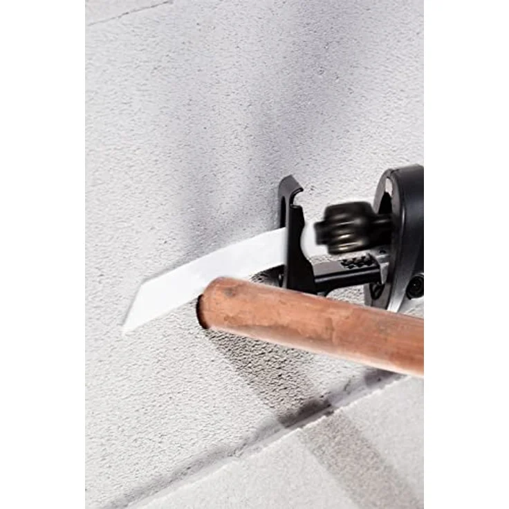 Meister Werkzeuge MMS850 Säbelsäge 850W, Reciprosäge mit 4 Sägeblättern und LED-Arbeitsleuchte, Kunststoffkoffer enthalten – Bild 7