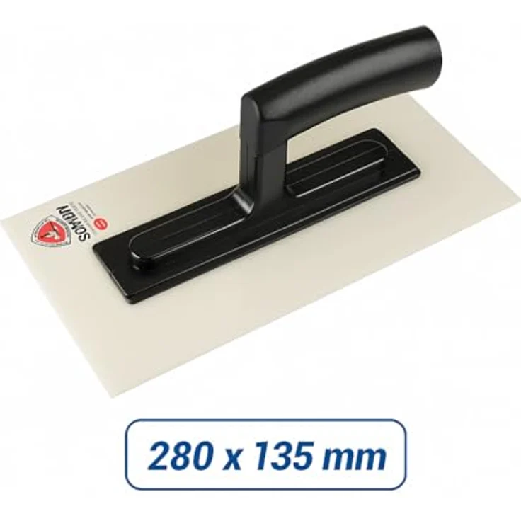 Schwan Glättekelle L.280mm B.130mm Ku-Blatt/-Stütze/-Heft Ku.S.3,0mm, 5er Pack für Gips und Putz – Bild 2