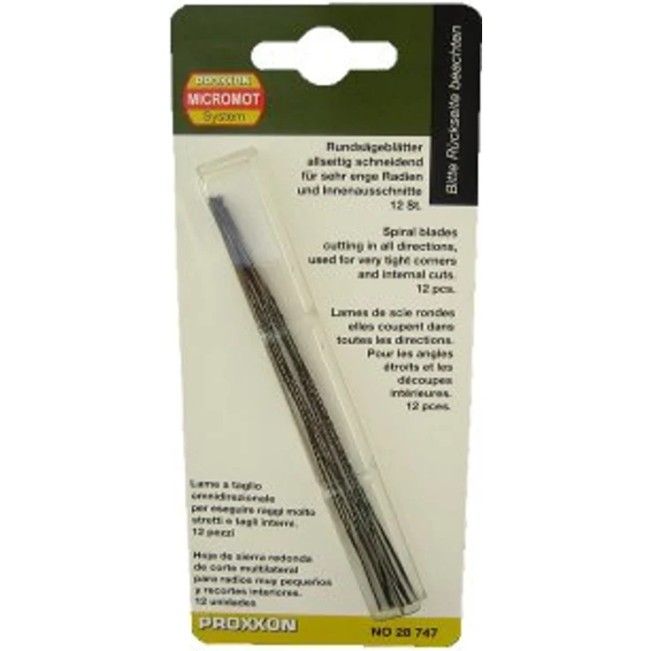 Proxxon 28747 Rundsägeblatt, 130 mm. Mit flachen Enden (ohne Querstift), 12 Stück – Bild 2