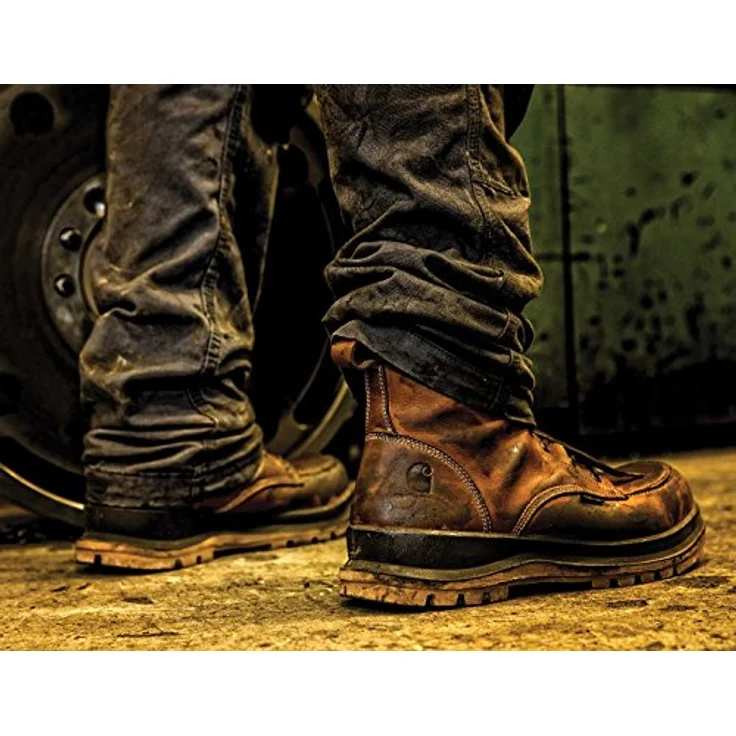 Carhartt Hamilton F702901 Sicherheitsschuh, wasserdicht mit Fiberglas-Zehenschutz und rutschfester Vibram-Sohle, schwarz – Bild 9