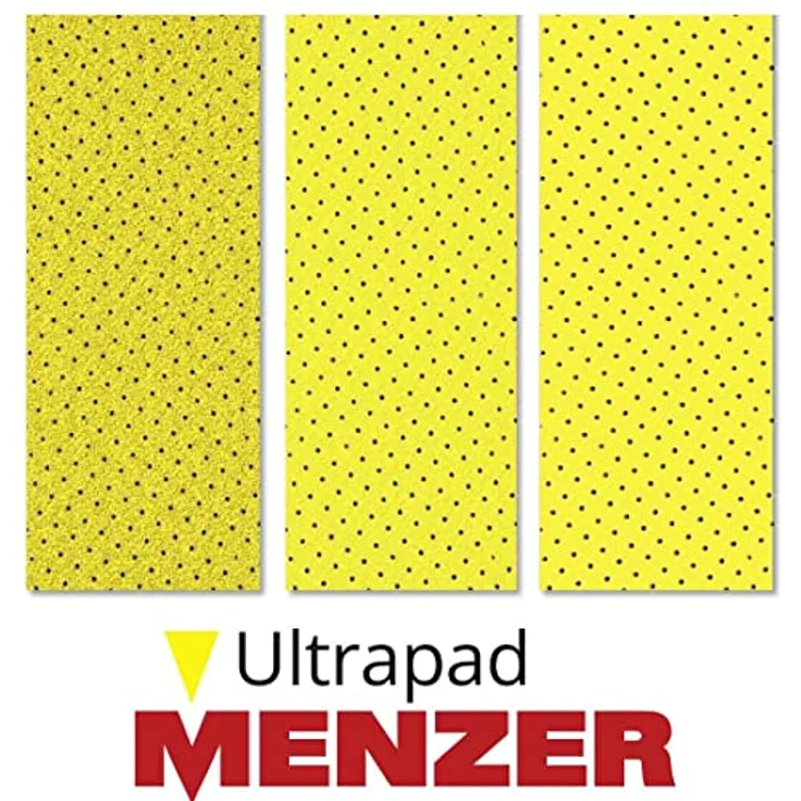 MENZER Ultrapad Klett-Schleifscheiben, 225 mm, f. Trockenbauschleifer, Weißes Edelkorund (25 Stk.) K180 – Bild 2