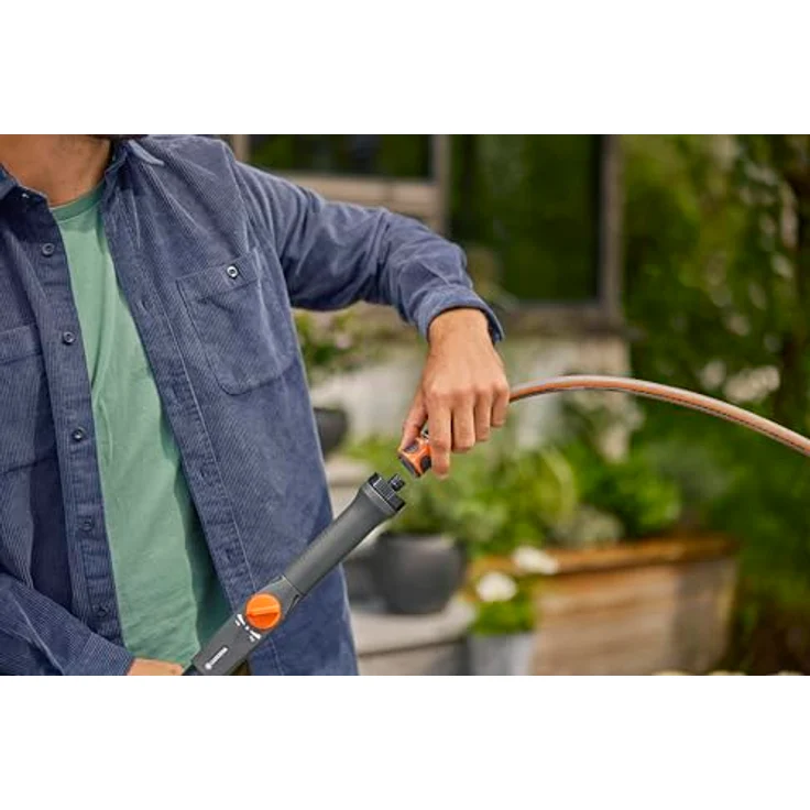 GARDENA Teleskopstiel Cleansystem Teleskop-Stiel M - XL, wasserführend, Aluminium, Schwarz – Bild 5