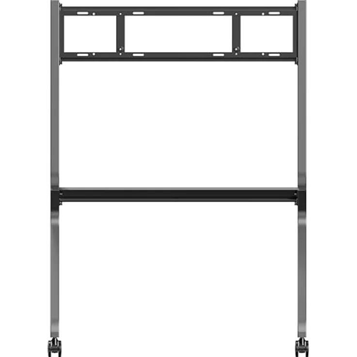 iiyama Transportwagen, Rollwagen 800x600mm für 55-86 Zoll Displays, Tragkraft 100 kg, Silber-Grau – Bild 8