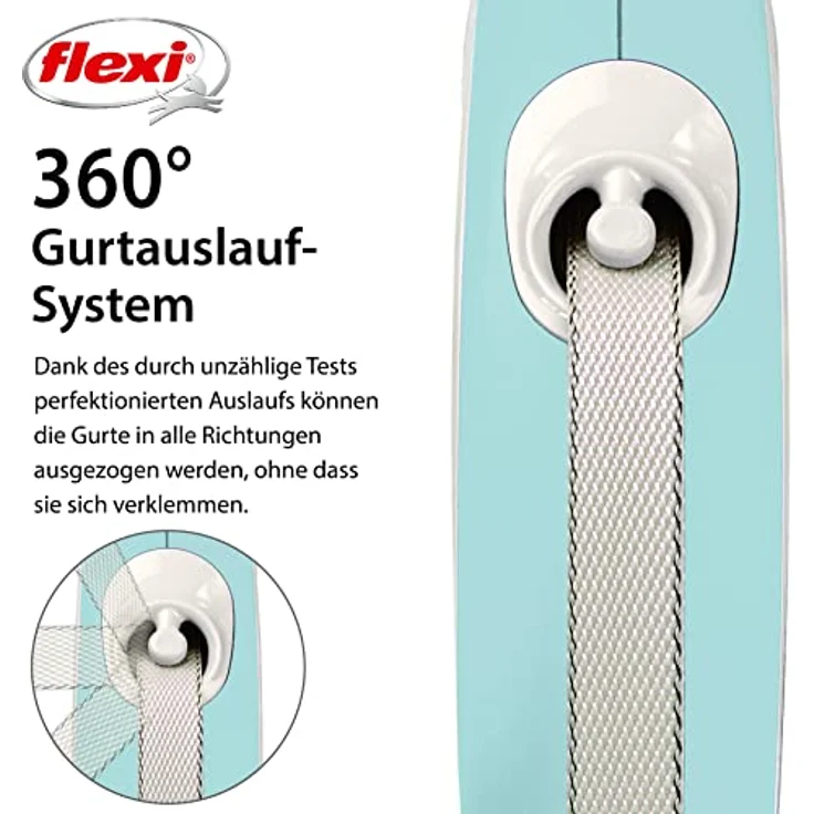 flexi Rollleine New Comfort - Hellblau - M - 5 m, 4000498043615, small – Bild 3