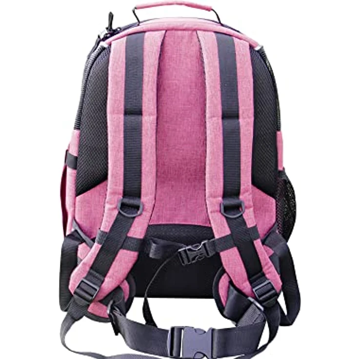 Nobby Rucksack Extend pink 32 x 28 x 41 cm - ausklappbare Seitenteile, für Hunde/Katzen bis ca. 10 kg, mit Utensilienfächern und Reflektorstreifen – Bild 4