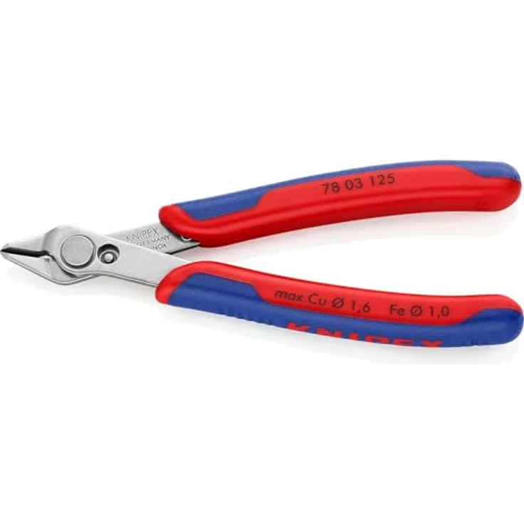 KNIPEX 78 03 125 SB Electronic Super Knips mit Mehrkomponenten-Hüllen 125 mm – Bild 2