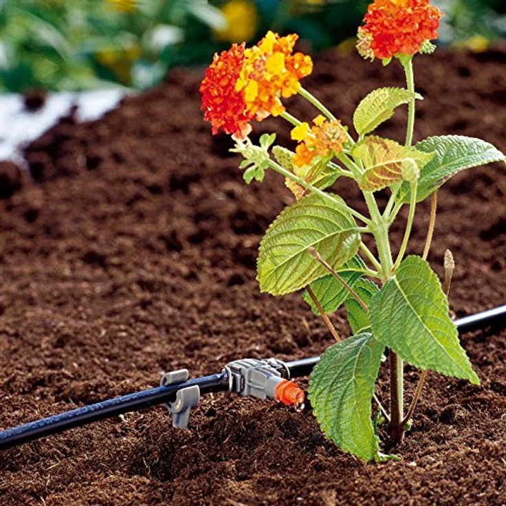 GARDENA Micro-Drip-System Reihentropfer: Tropfbewässerungssystem für Blumenkästen bzw. Pflanzenreihen mit ähnlichem Wasserbedarf, 2 l pro h (8343-20) – Bild 2