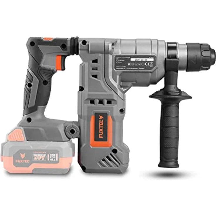 FUXTEC 20V Akku Bohrhammer FX-E1RH20 – 950 U/min mit 2 Laufrichtungen – zusätzlicher Handgriff – einstellbare Bohreinstellung (ohne Akku und Ladegerät) – Bild 4