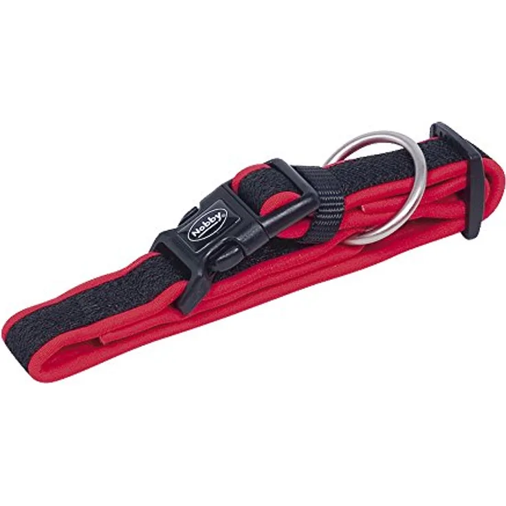 Nobby Halsband Mesh Preno, rot L: 30-45 cm, B: 20/25 mm, 1 Stück