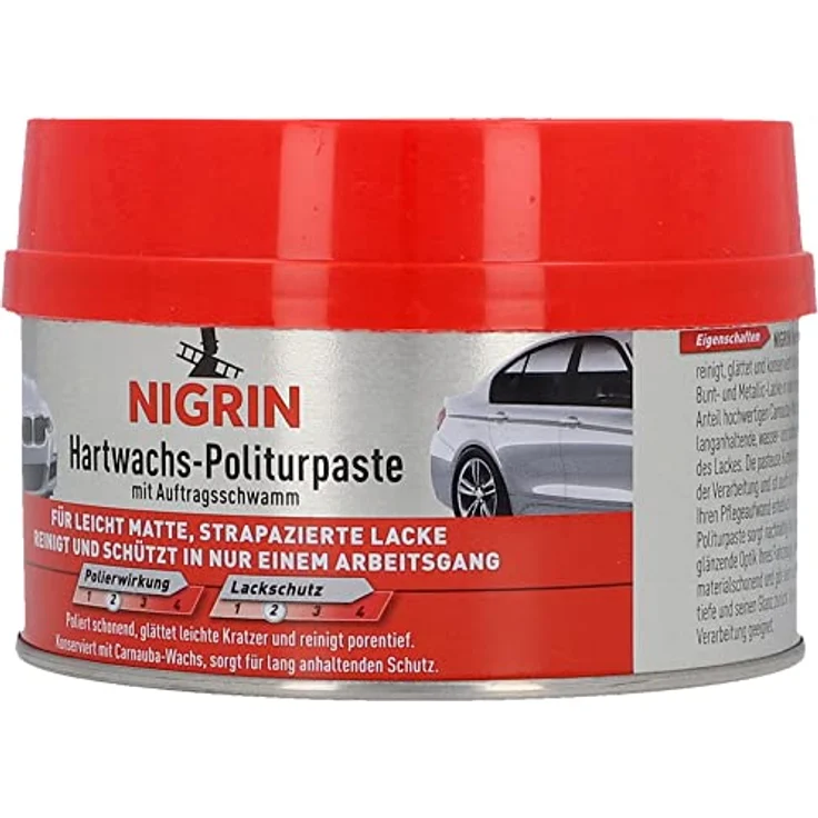 NIGRIN 72943 Hartwachs- Politurpaste 250 ml – Bild 2