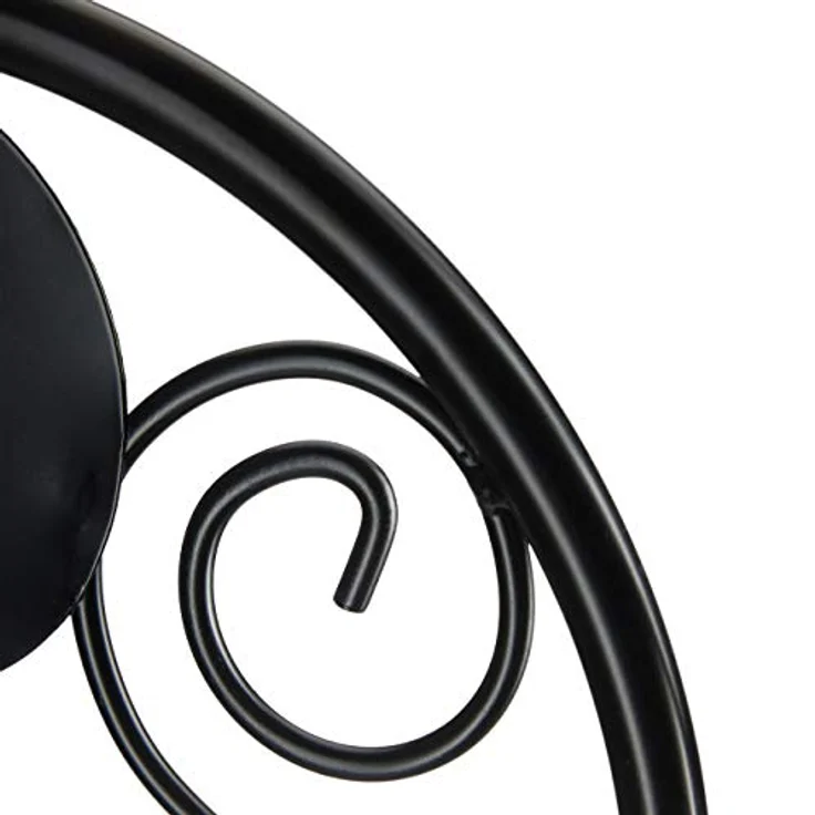 Relaxdays Blumenständer Metall, Paravent für Blumentöpfe, 6 Ablagen, Blumentreppe Indoor & Outdoor, H: 140 cm, schwarz – Bild 8