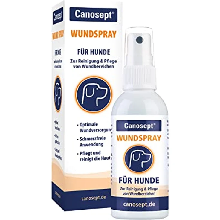 Canosept Wundspray, 75 ml für Hunde, optimale Wundversorgung und schmerzfreie Anwendung – Bild 1