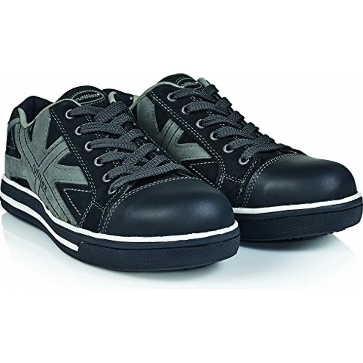 ruNNex RUNNEX® S3-Sicherheitshalbschuhe SportStar, hydrophobiertes Nubuk- und Glattleder, rutschfeste Gummilaufsohle, Alu-Protection Kappe, metallfreier Durchtrittschutz – Bild 7