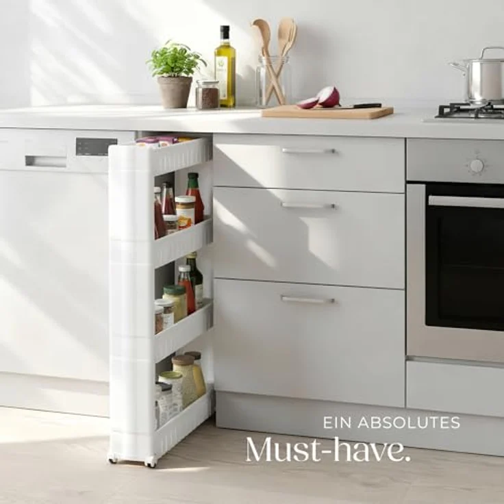 tectake Nischenregal 4 Etagen – Bild 9