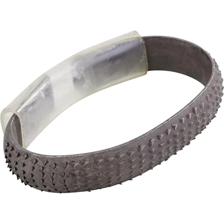CREATIV-DISCOUNT Faustraspel für Speckstein, Ø 6 cm, L 11 x B 2,3 cm – Bild 1