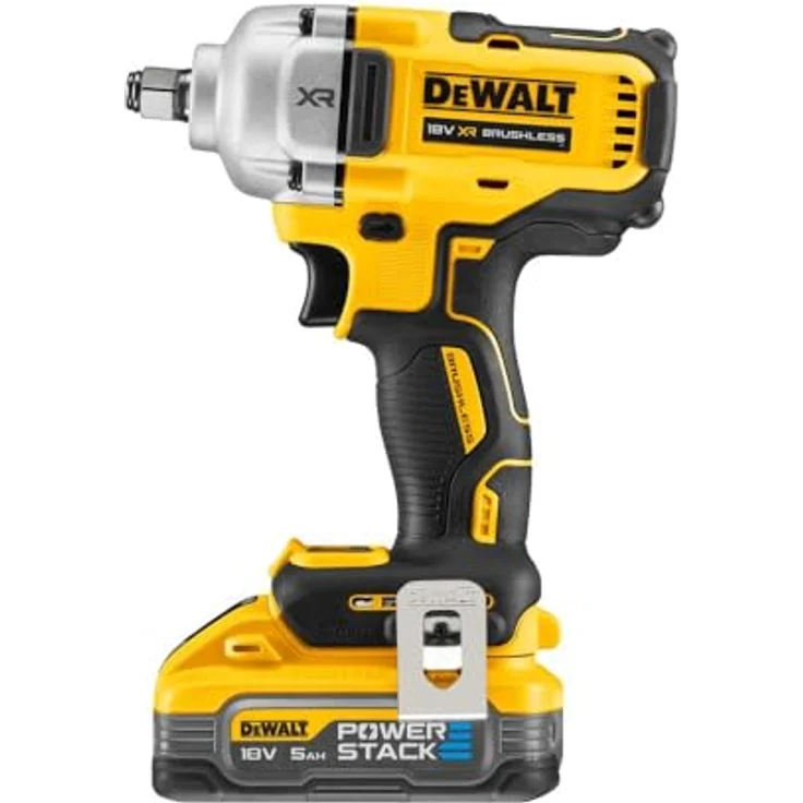 DEWALT DCF891H2T-QW Schlagschrauber 18V 2 Batterien 5Ah Powerstack 1/2" 812Nm, Hochwertige Qualität, Einfache Bedienung, Langlebigkeit, Robustheit, Haltbarkeit, Schwarz – Bild 3