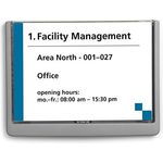 Durable Türschild Click Sign A5, zum Ankleben oder Anschrauben, graphit, 486637