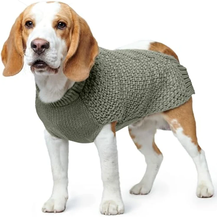 HUNTER Hundepullover Malmö, Größe:45 cm, Farbe:Khaki – Bild 5