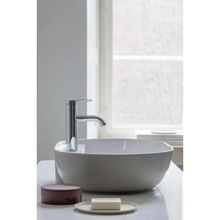 Duravit Luv Quarzsteinkonsole LU9469, 988mm Breite, unempfindlich gegen Feuchtigkeit, Weiß Struktur – Bild 2