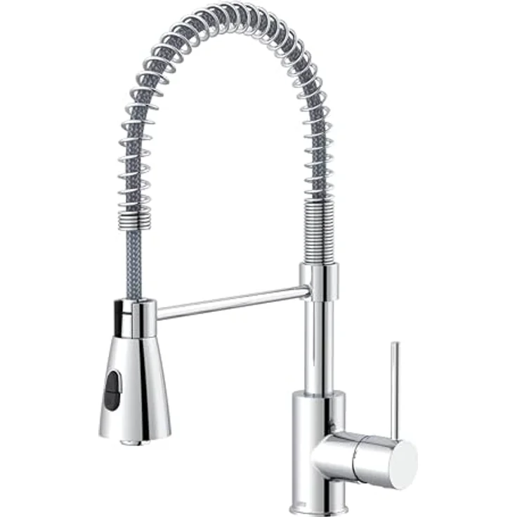 Lenz Küchenarmatur KALANI², Chrom mit flexibler Geschirrbrause, 2 Strahlarten und EasyFix Befestigung von oben, hochwertige Verarbeitung, 46070302 – Bild 1