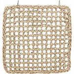 TRIXIE Klettermatte für Vögel und Kleinnager aus Seegras, entwickelt mit dem Weltvogelpark Walsrode, 30 × 30 cm, grün