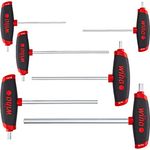 Wiha Sechskant Winkelschraubendreher-Set, 6-teilig, 2.5 mm bis 8.0 mm, ComfortGrip mit Seitenabtrieb, ergonomisch gestaltet