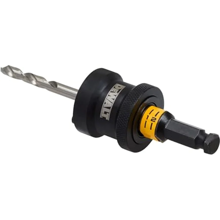 Dewalt Schnellwechselhalter rapid load® für Lochsägen 32-210 mm, inkl. HSS Mehrzweck-Zentrierbohrer 6,4x83 mm – Bild 3