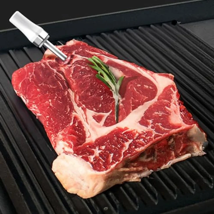 KKT KOLBE Grillthermometer HCPROBE Smarter Bluetooth Kerntemperaturfühler, Edelstahl, Kabellos, für Grill und Backofen – Bild 6