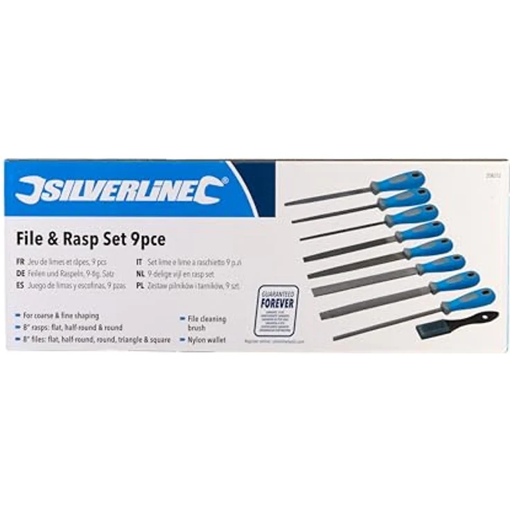 Silverline 208312 Feilen und Raspeln, 9-tlg. – Bild 4